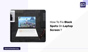 black spot on laptop screen