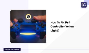 fix ps5 controller yellow light