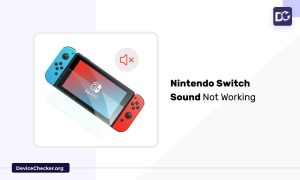 Nintendo Switch Sound Not Working